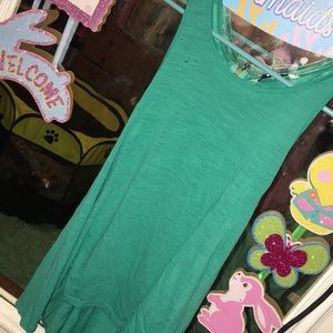 American eagle outfit  blue green teal tank top